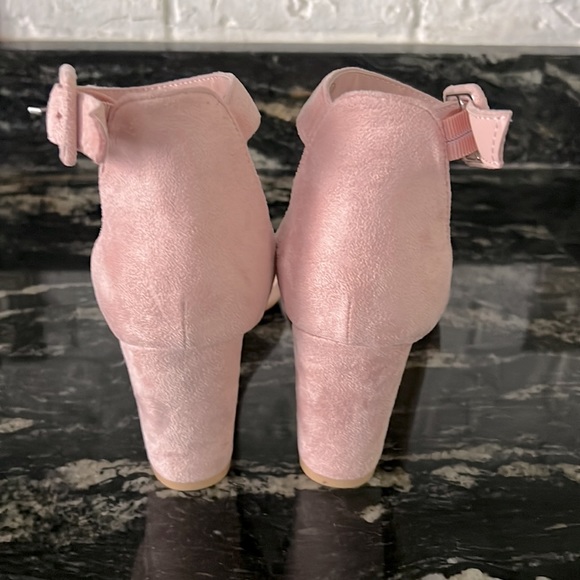 NWOB Allegra K Chunky Heel Ankle Strap Sandals - Picture 10 of 16